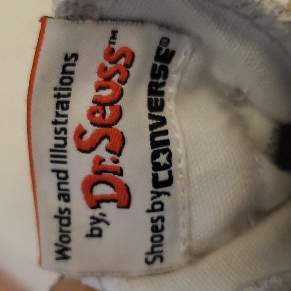 Converse X Dr.Seuss Toddler Kids Chuck Taylor - Green Eggs and Ham! Shoes 7 - Picture 12 of 16